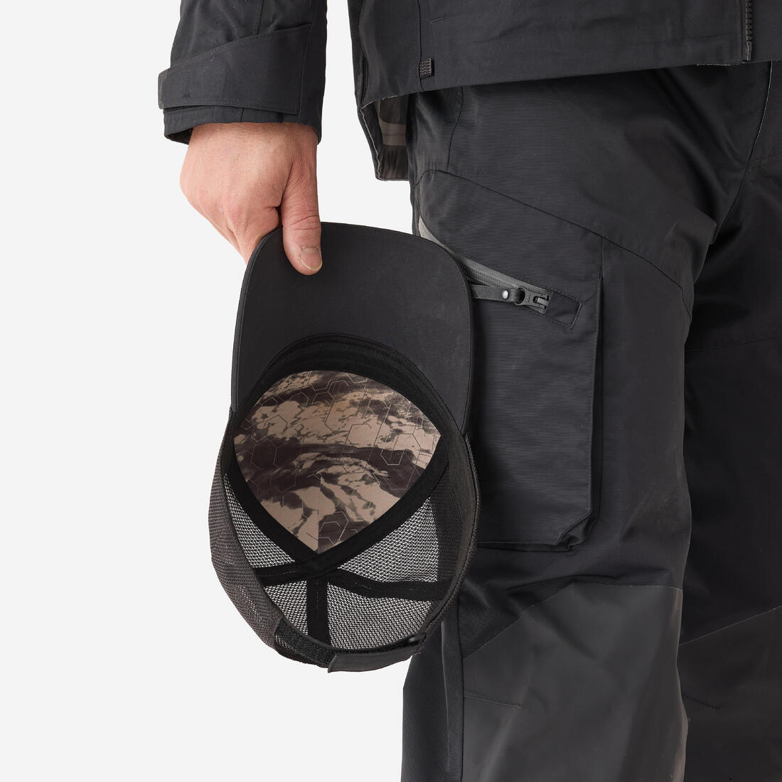 Casquette de pêche imperméable - fc 900 wxm  bleue grise