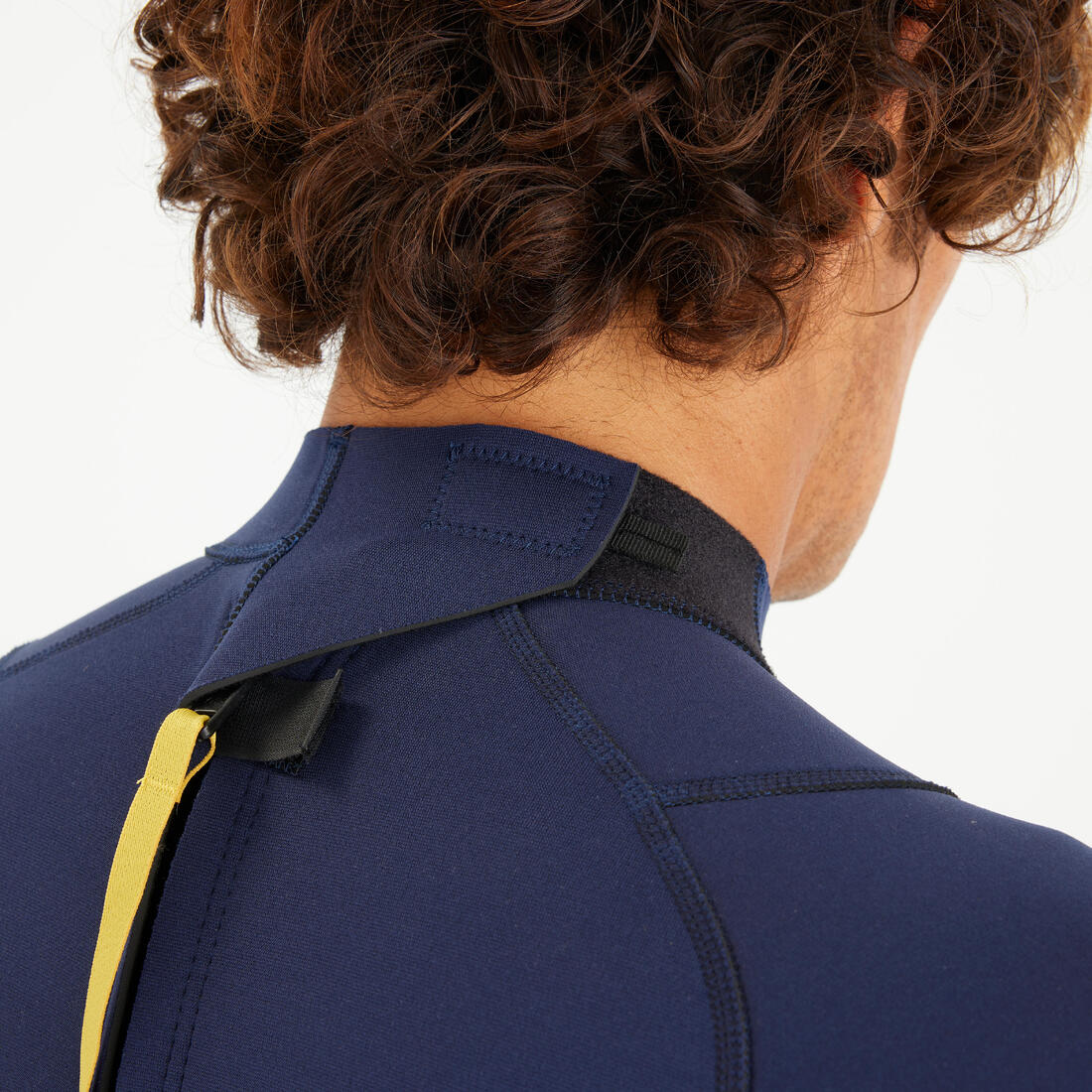 Combinaison intégrale surf, caoutchouc naturel 2/2 mm Homme, Yulex 100 bleu
