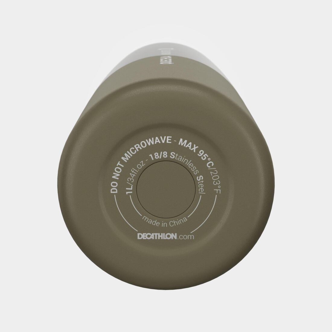 Gourde 900 isotherme inox 1L bouchon à ouverture rapide pour la randonnée - roug