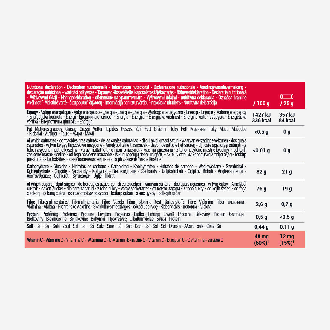 Pâte de fruit énergétique bio fraise canneberge, x5