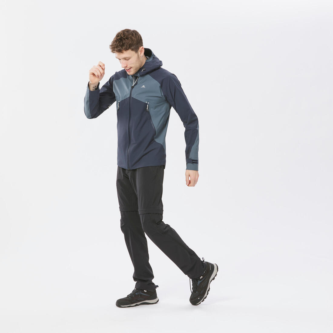 Veste légère imperméable de randonnée - mh500 - homme