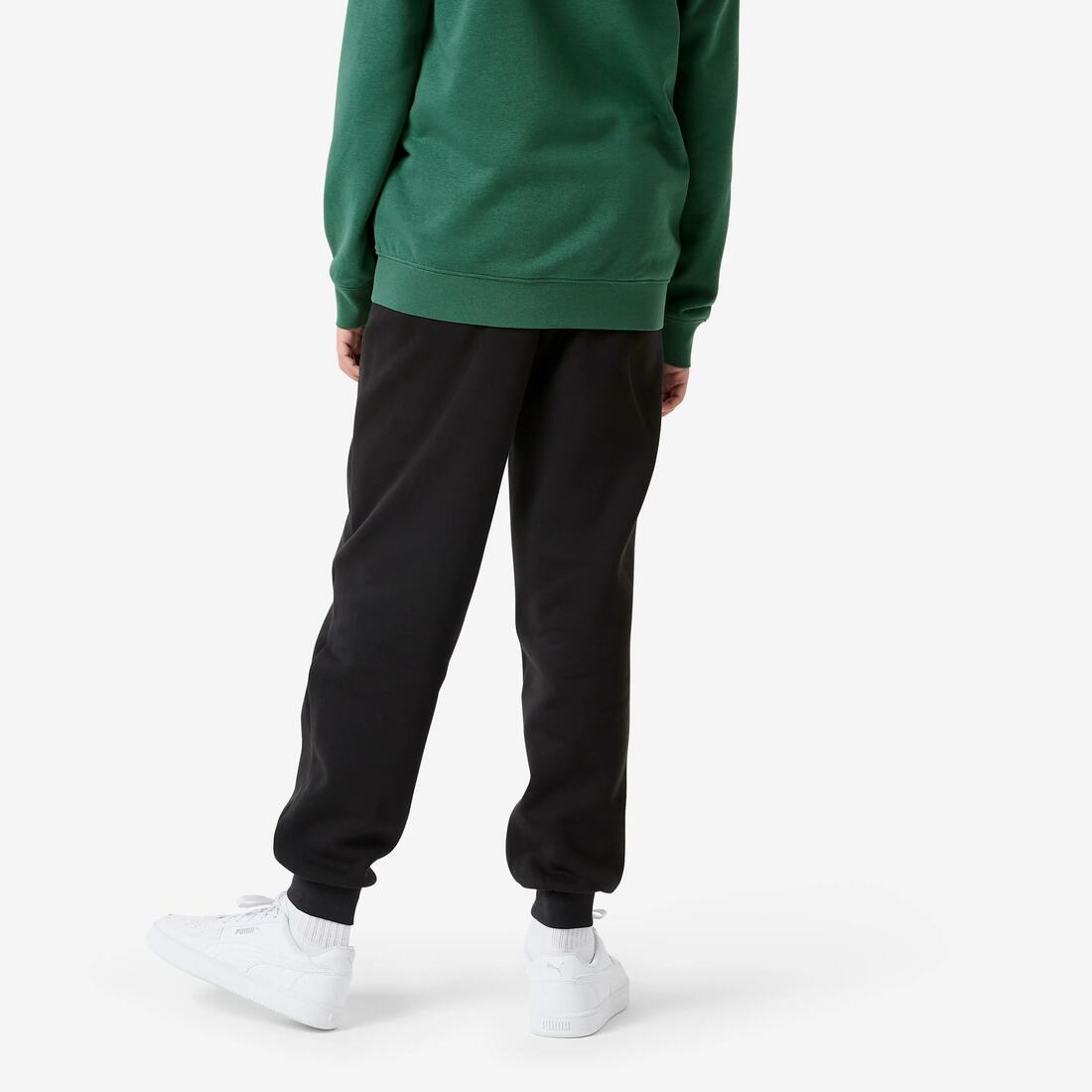 Ensemble de survêtement zippé enfant, vert et noir