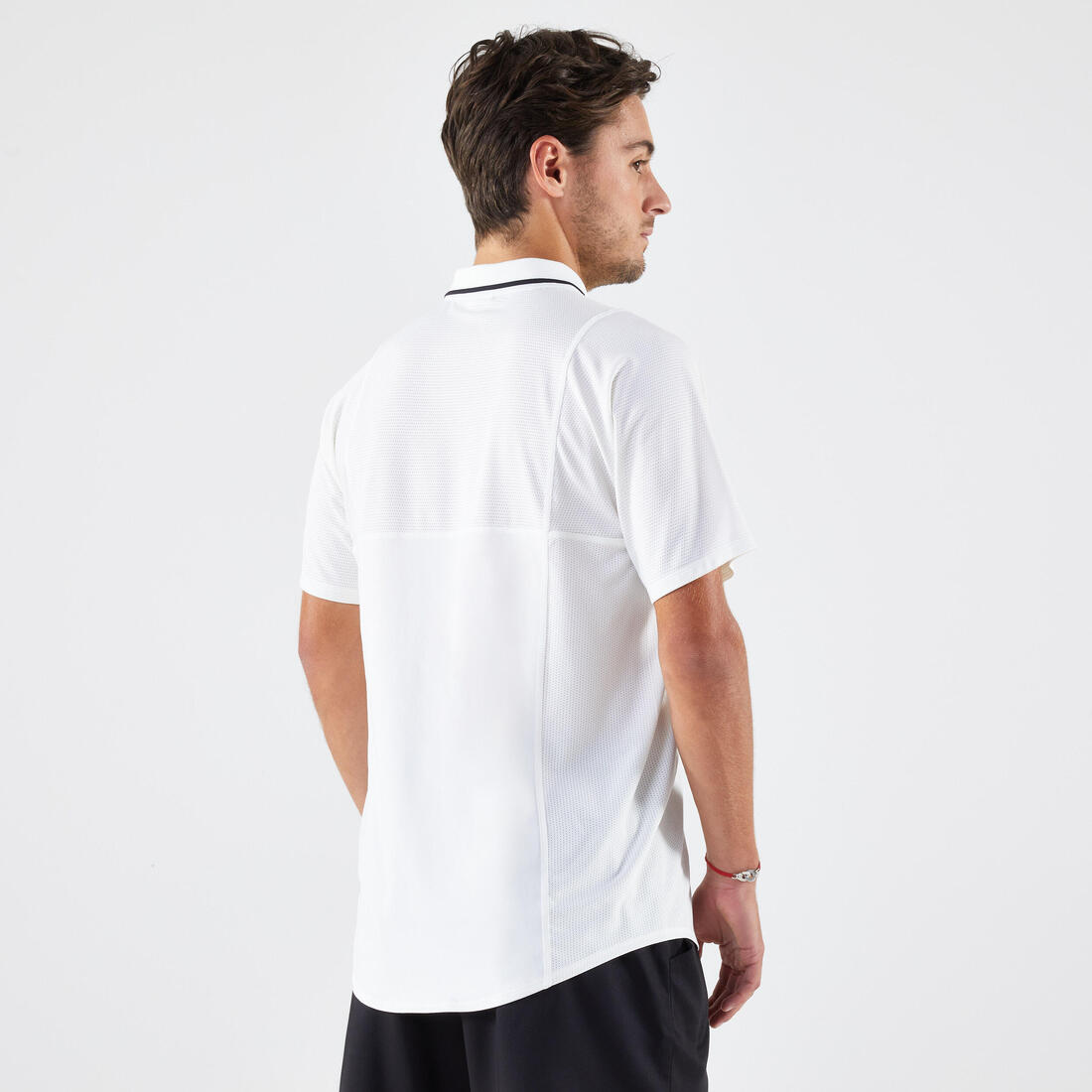Polo tennis manches courtes Homme - Artengo DRY Marine