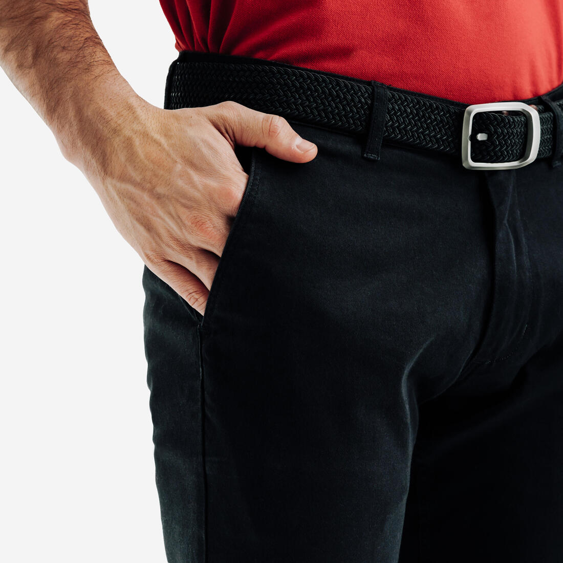 Pantalon chino golf coton Homme, MW500