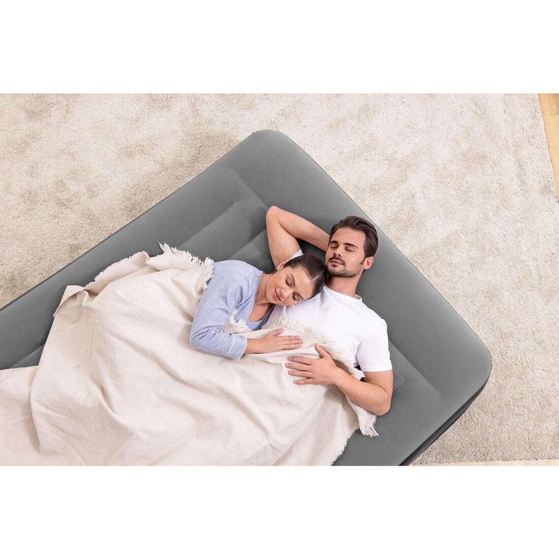 Matelas gonflable haut pour 2 personnes, avec pompe électrique intégrée