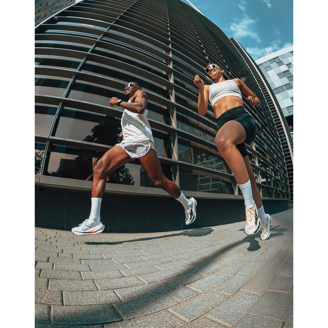 Chaussures de running à plaque carbone homme, Kiprun Kipstorm Elite