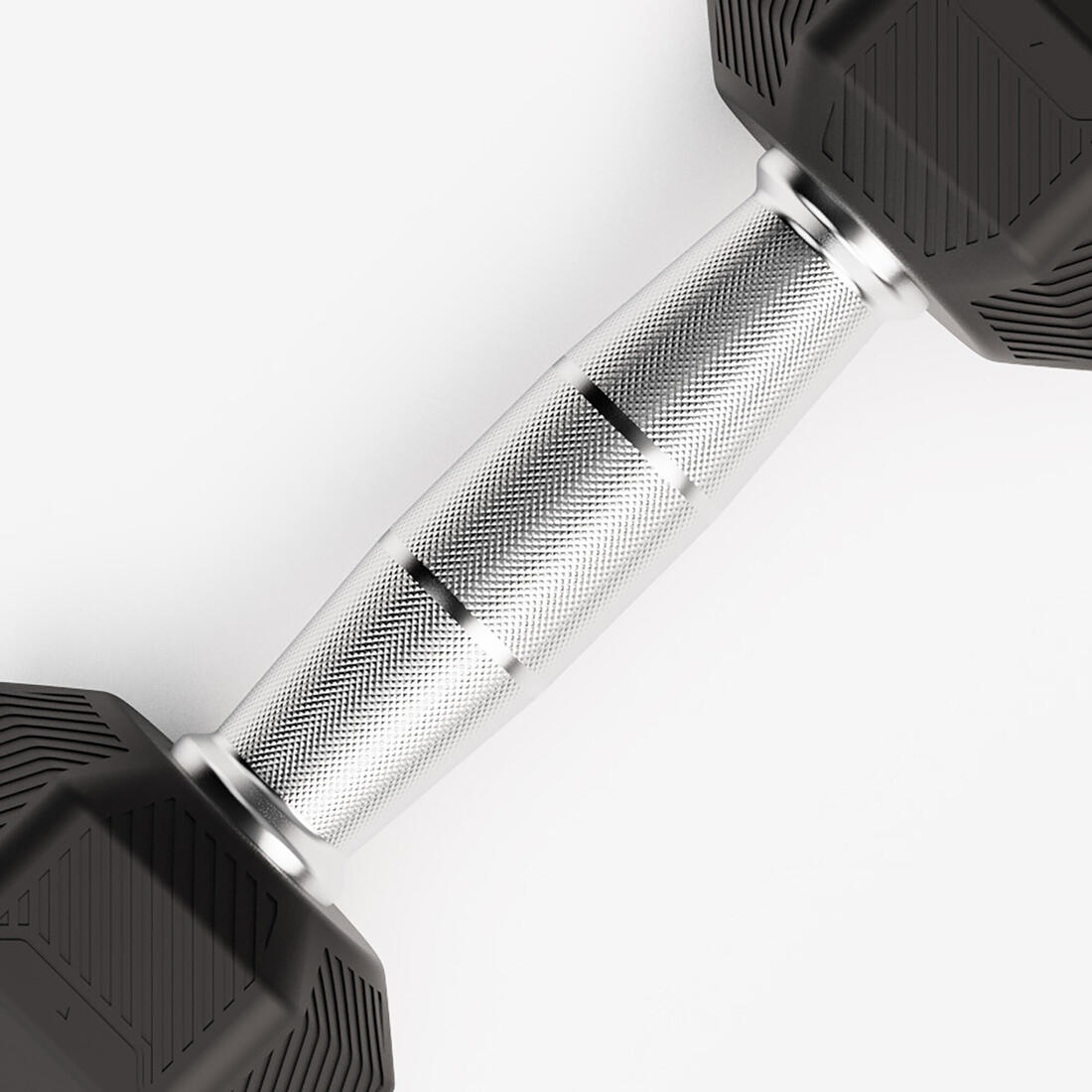 Haltère de crosstraining et musculation Dumbell hexagonale 2,5 kg, noir