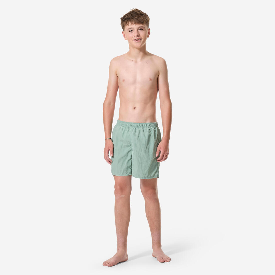 Short de bain Garçon enfant, Swimshort ochre