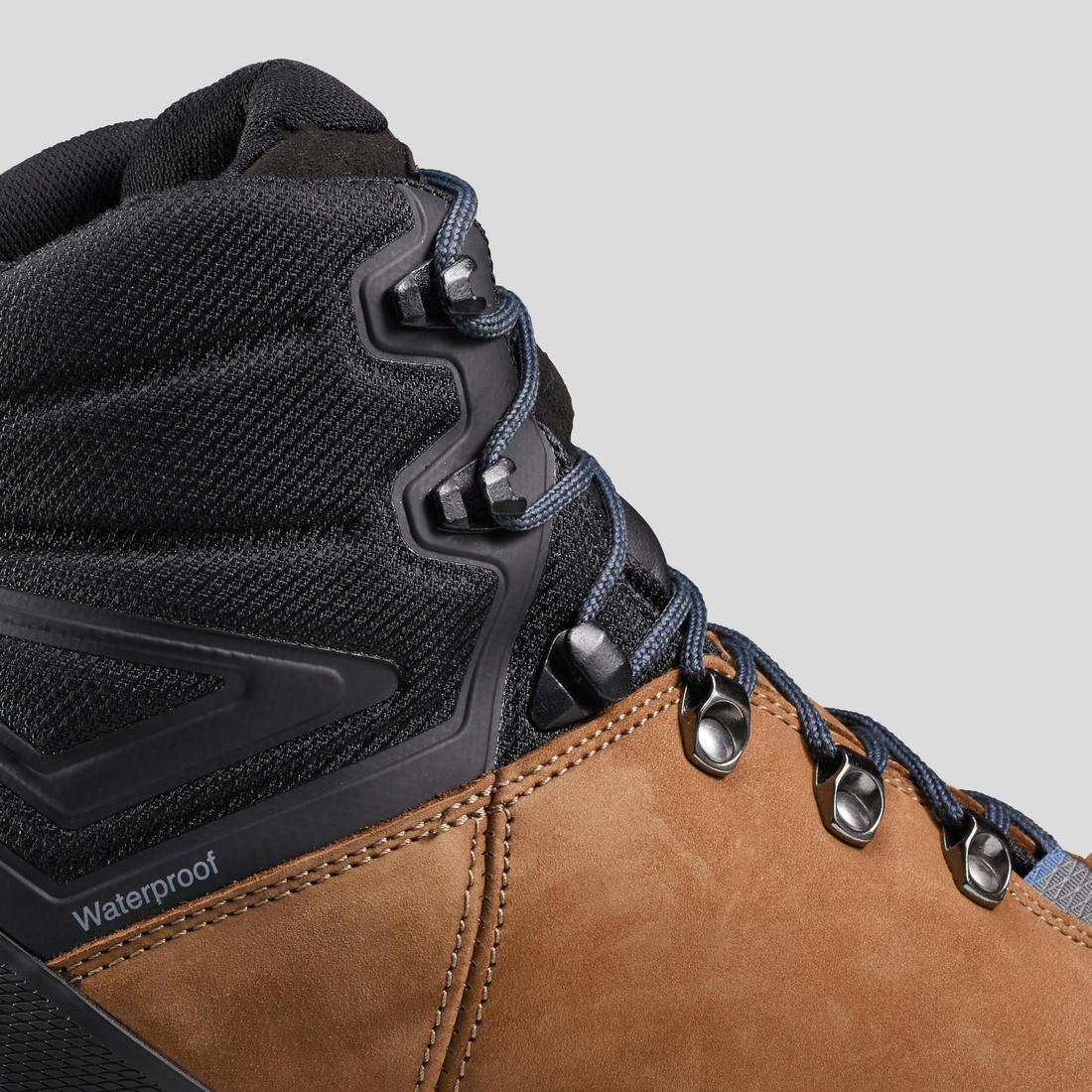 Chaussures trekking cuir imperméables - mt00 hyb- homme haute