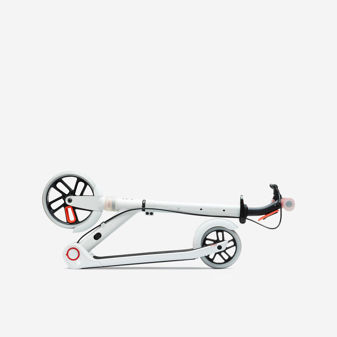 Trottinette junior m900 vert kaki et touche