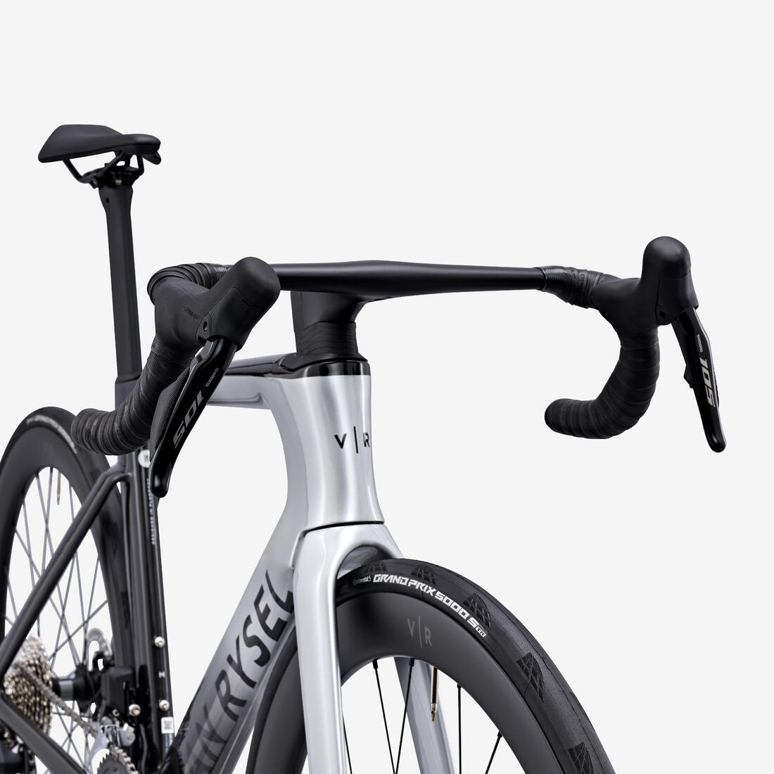 Velo de route Shimano 105 Di2 12V capteur de puissance, RCR-F Pro Gris