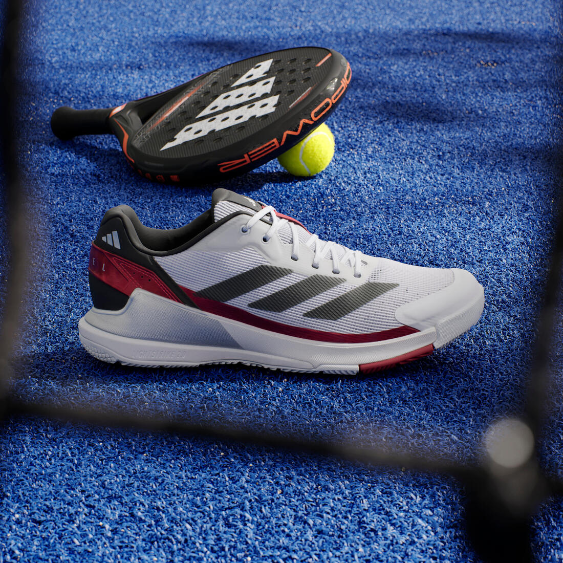 Chaussures de padel Homme - Adidas Crazyquick LS Padel Rouge