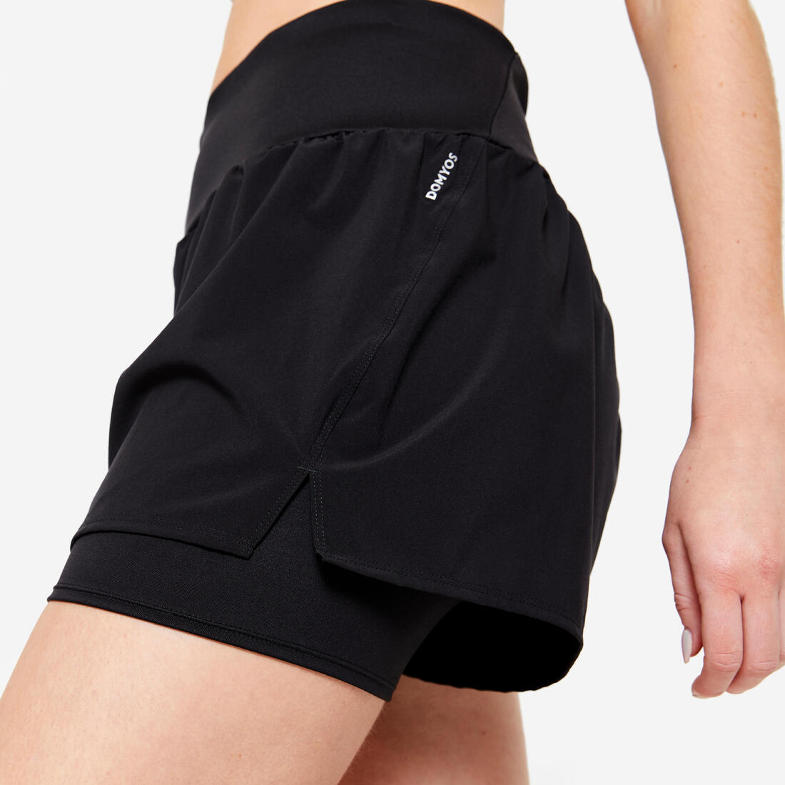 Short 2 en 1 fitness femme