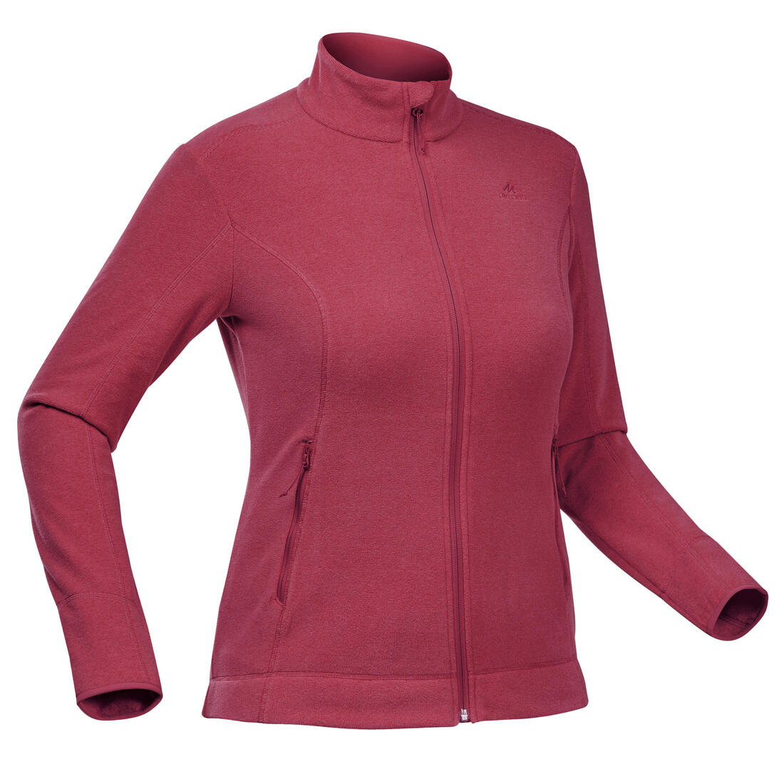 Polaire de randonnée montagne femme, MH100 full zip