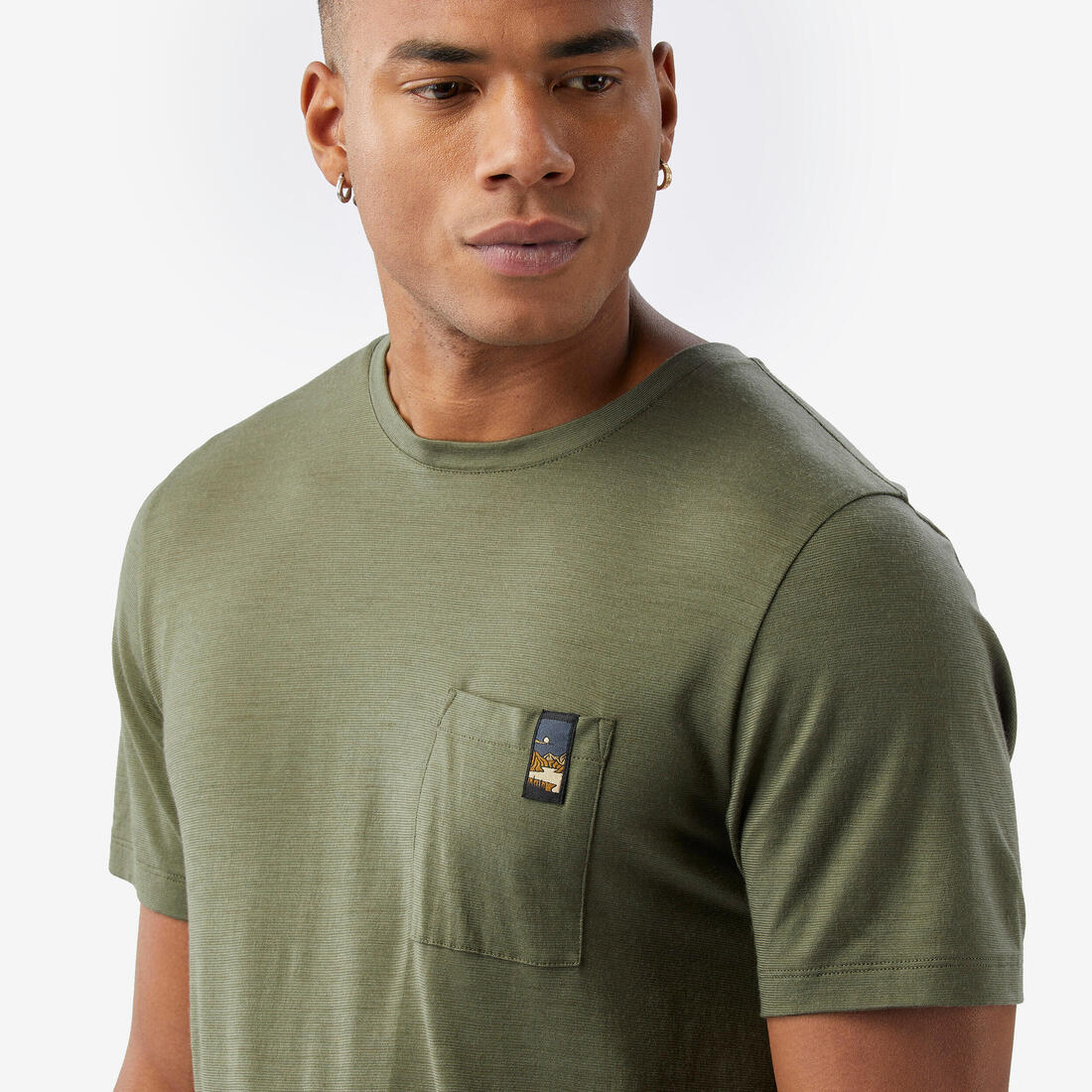 T-shirt manches courtes 100 % laine mérinos homme, Merino 100%