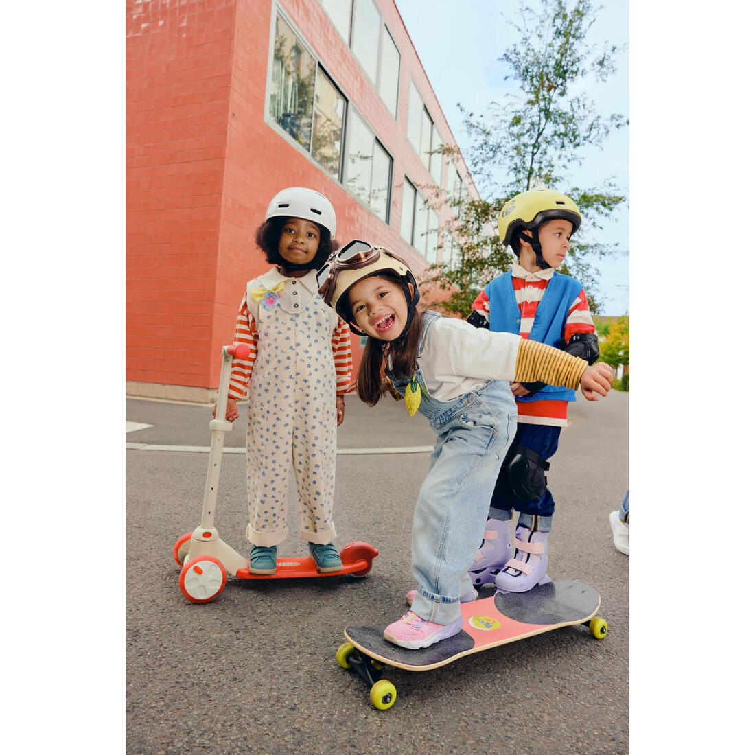 Skateboard enfant 3 à 7 ans Play 120 HAPPY MOUNTAINS