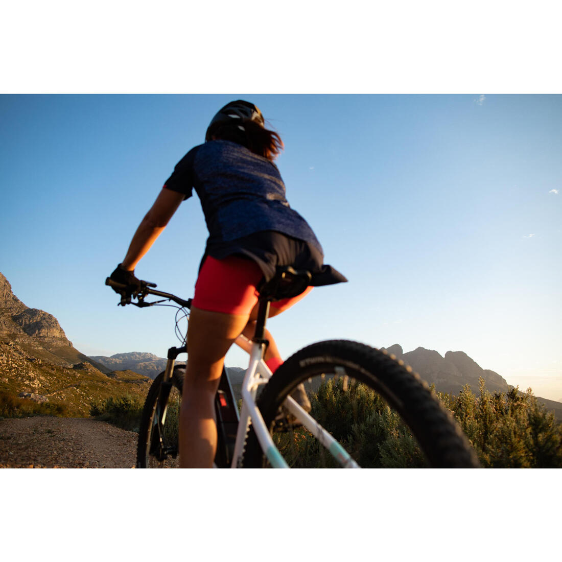 Short vtt expl 100 femme noir et