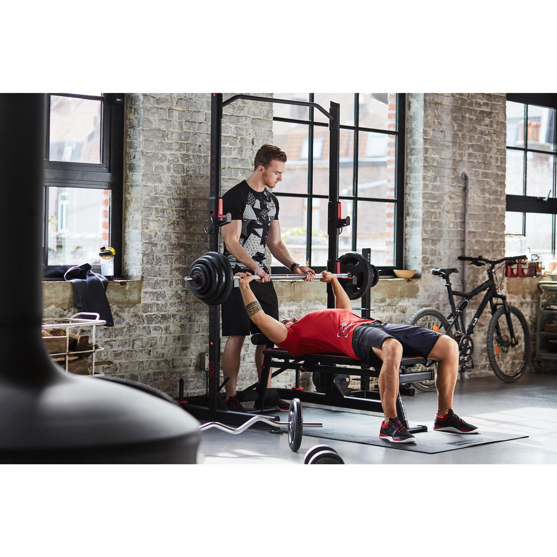 Barre de musculation curl 1,20m 28mm