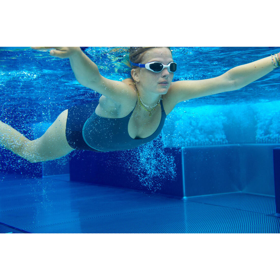 Lunettes de natation, Spirit noir miroir - Nouvel anti-buée