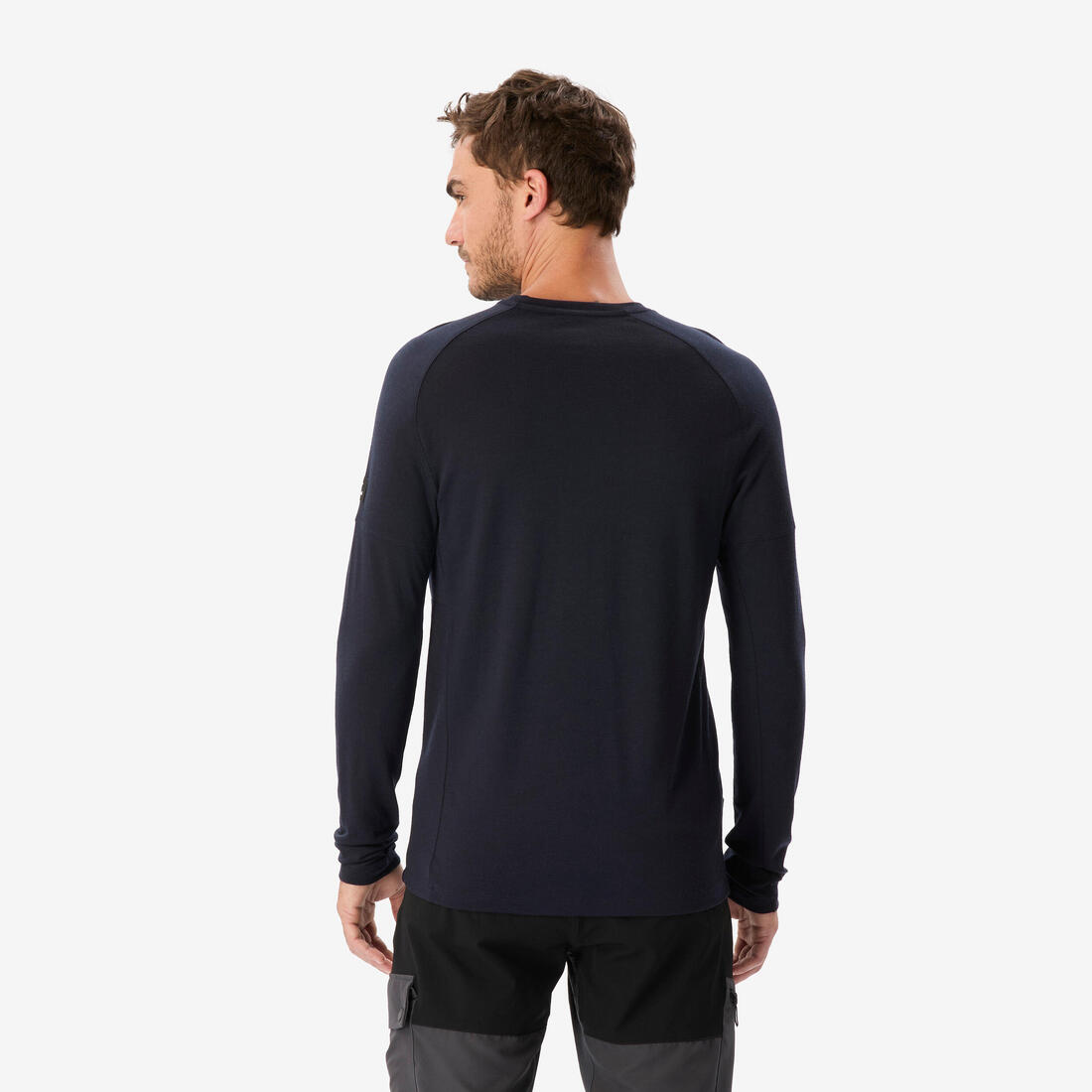 T-shirt manches longues en laine mérinos homme, Merino Resist