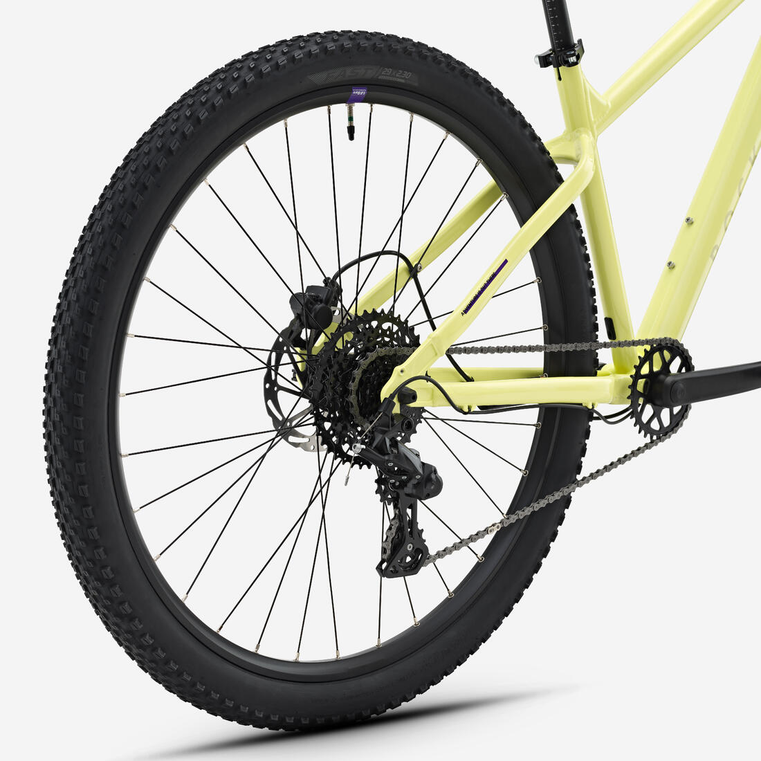 Vélo VTT randonnée semi-rigide 29" cadre aluminium, EXPL 140