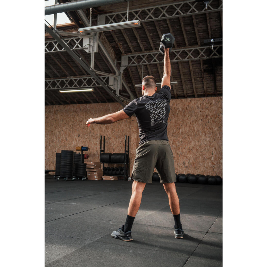Chaussures de fitness et training flexibilité et stabilité, homme, Energy noir