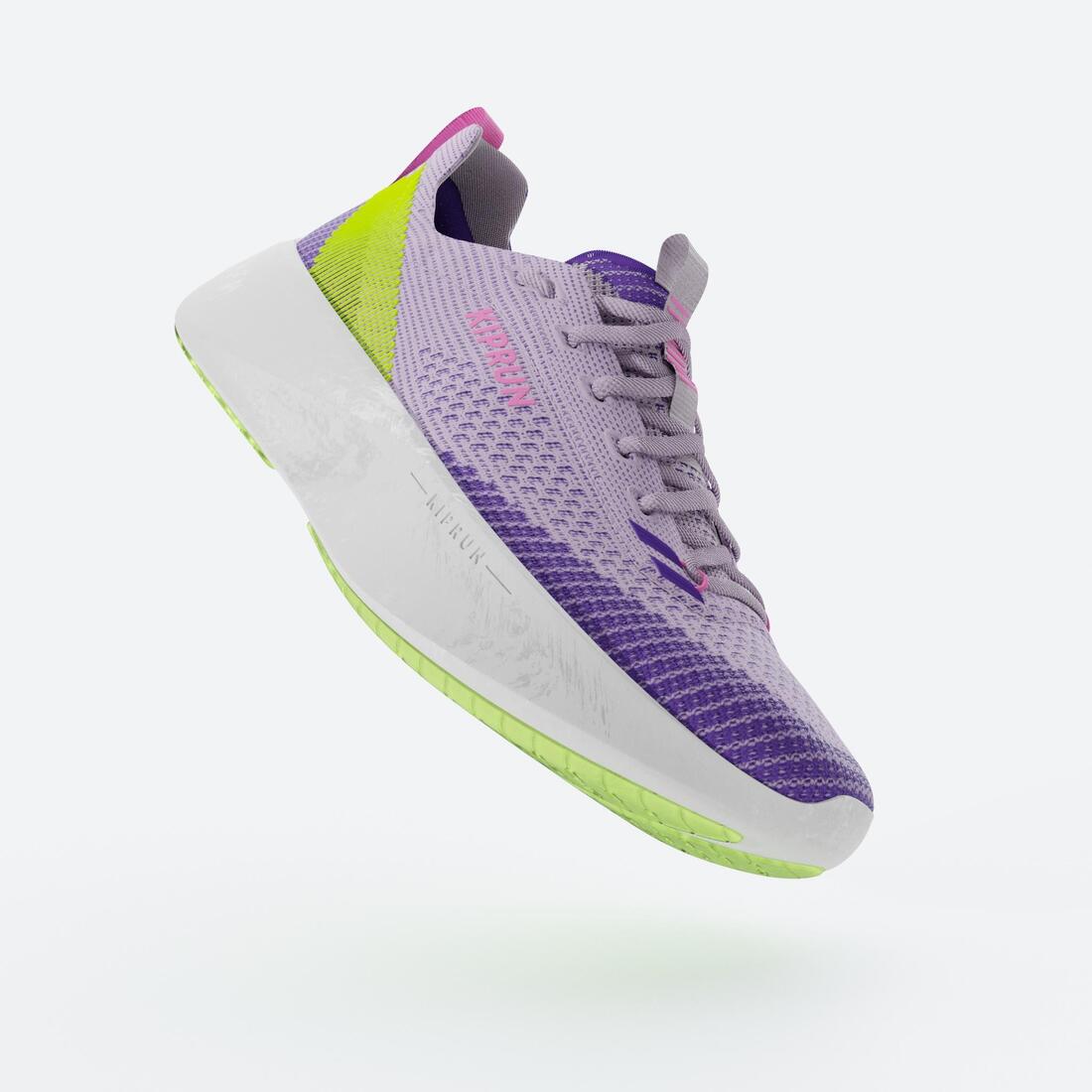 Chaussures de Running Femme, Kiprun KipX violette