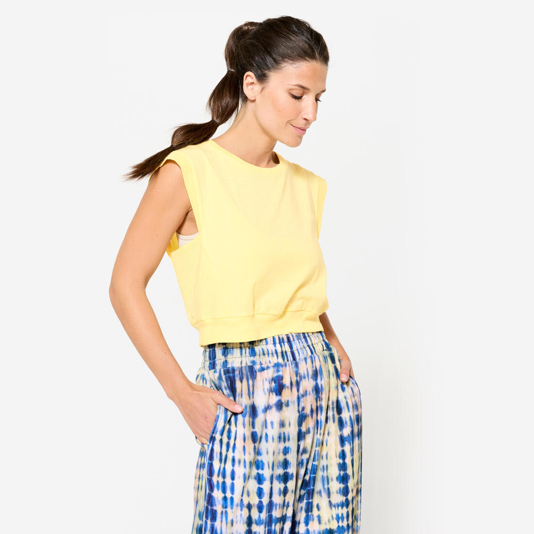 Ts crop loose yoga