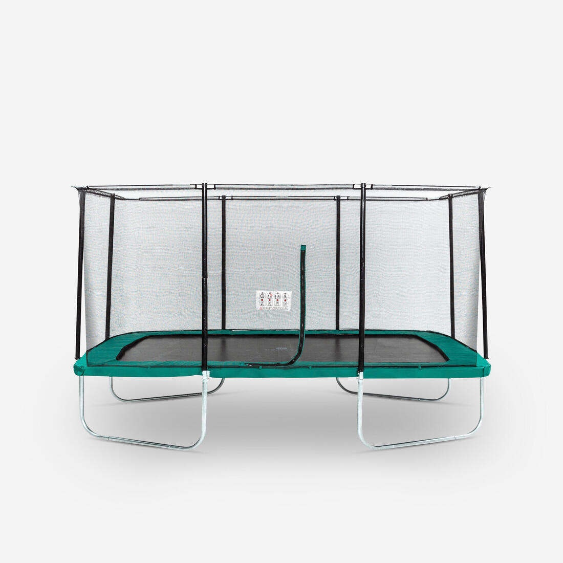 Trampoline rectangulaire 520 avec filet de protection – noir