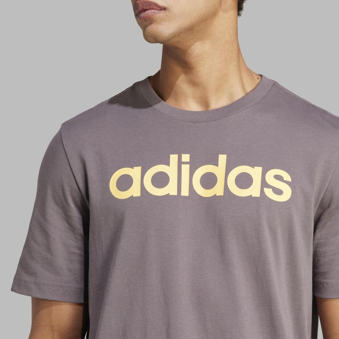 T-SHIRT DE FITNESS SOFT TRAINING ADIDAS HOMME GRIS