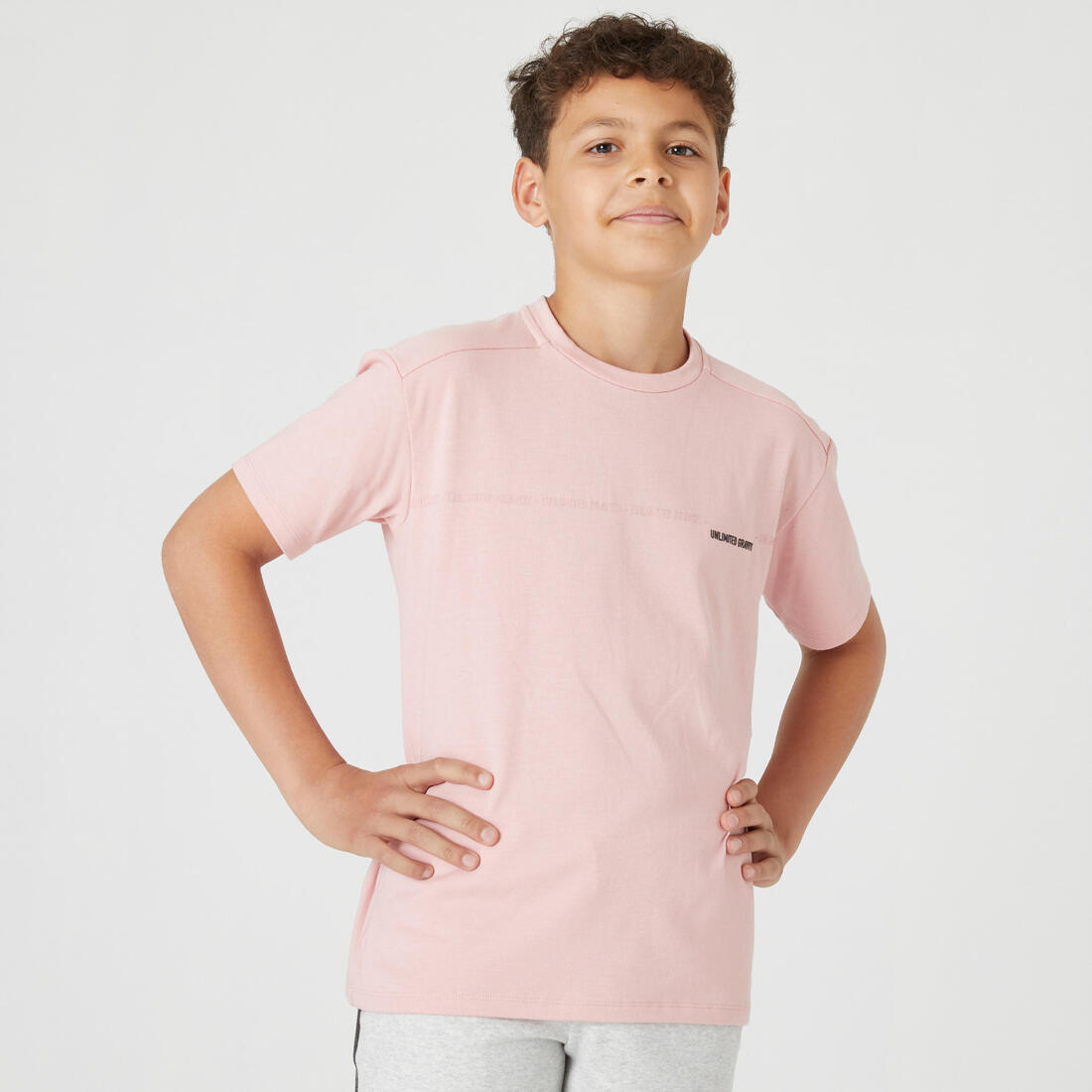 T-shirt enfant coton respirant - 500
