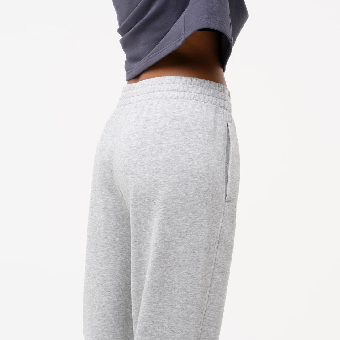 Pantalon de jogging confortable femme, gris