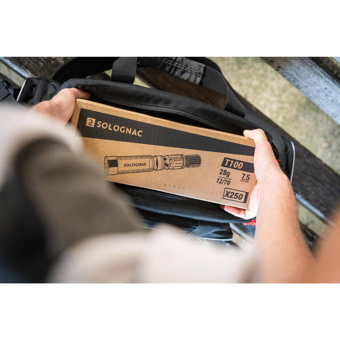 Cartouche ball trap t100 28g cal12/70 plomb n°7,5 CARTON DE 250 cartouches