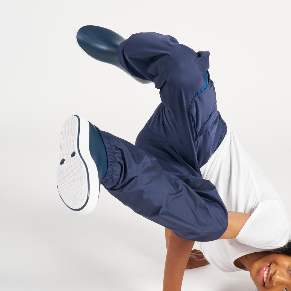 Surpantalon de pluie enfant, 100 bleu marine