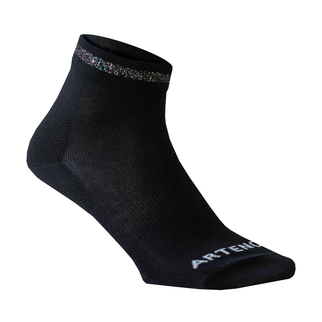 CHAUSSETTES DE SPORT MI-HAUTES RS 160 BLANCHES LOT DE 3.