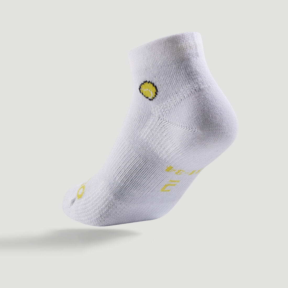 CHAUSSETTES DE SPORT ENFANT MI-HAUTES RS 160  BLANC MARINE LOT DE 3