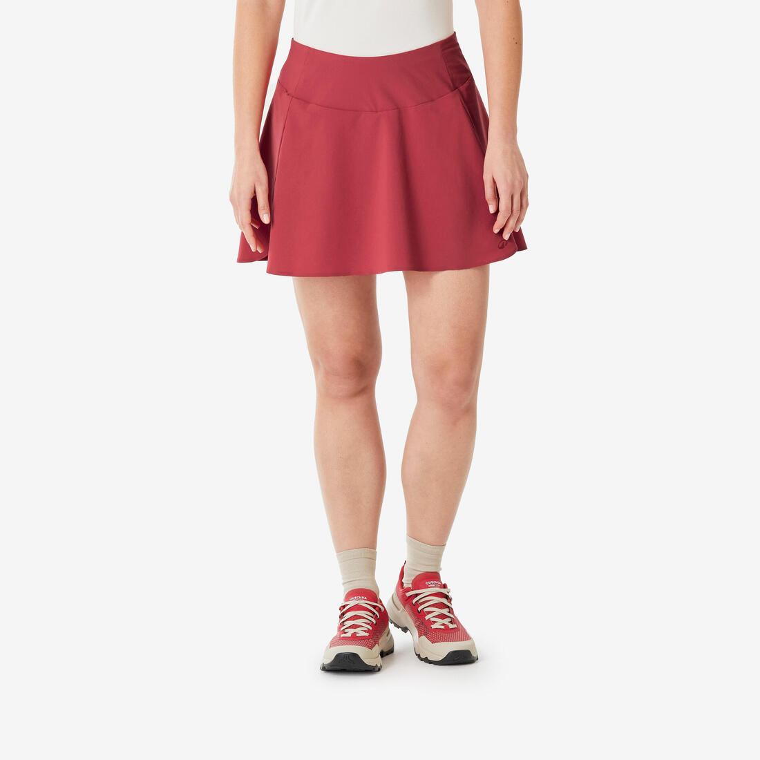 Jupe short de randonnée femme, MH500