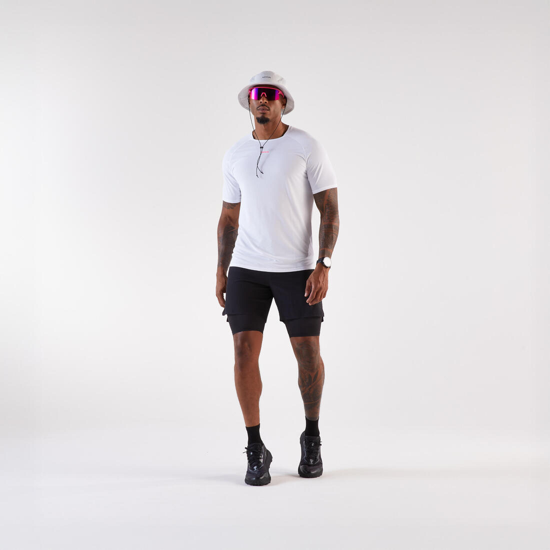 T-shirt de trail Homme, Kiprun Run 500