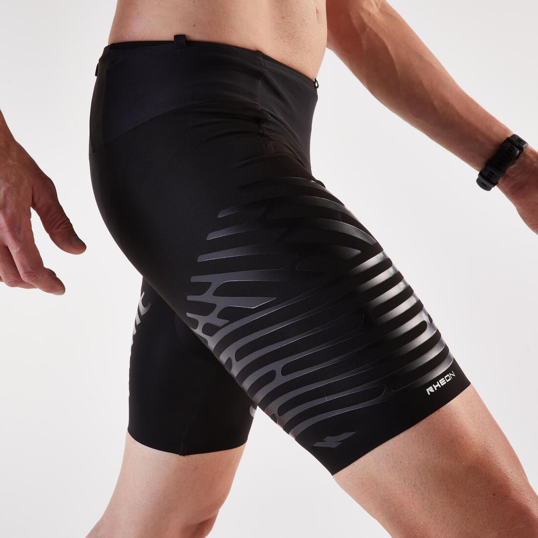 Cuissard de Trail Homme, Kiprun trail run 900 Ultra noir x RHEON