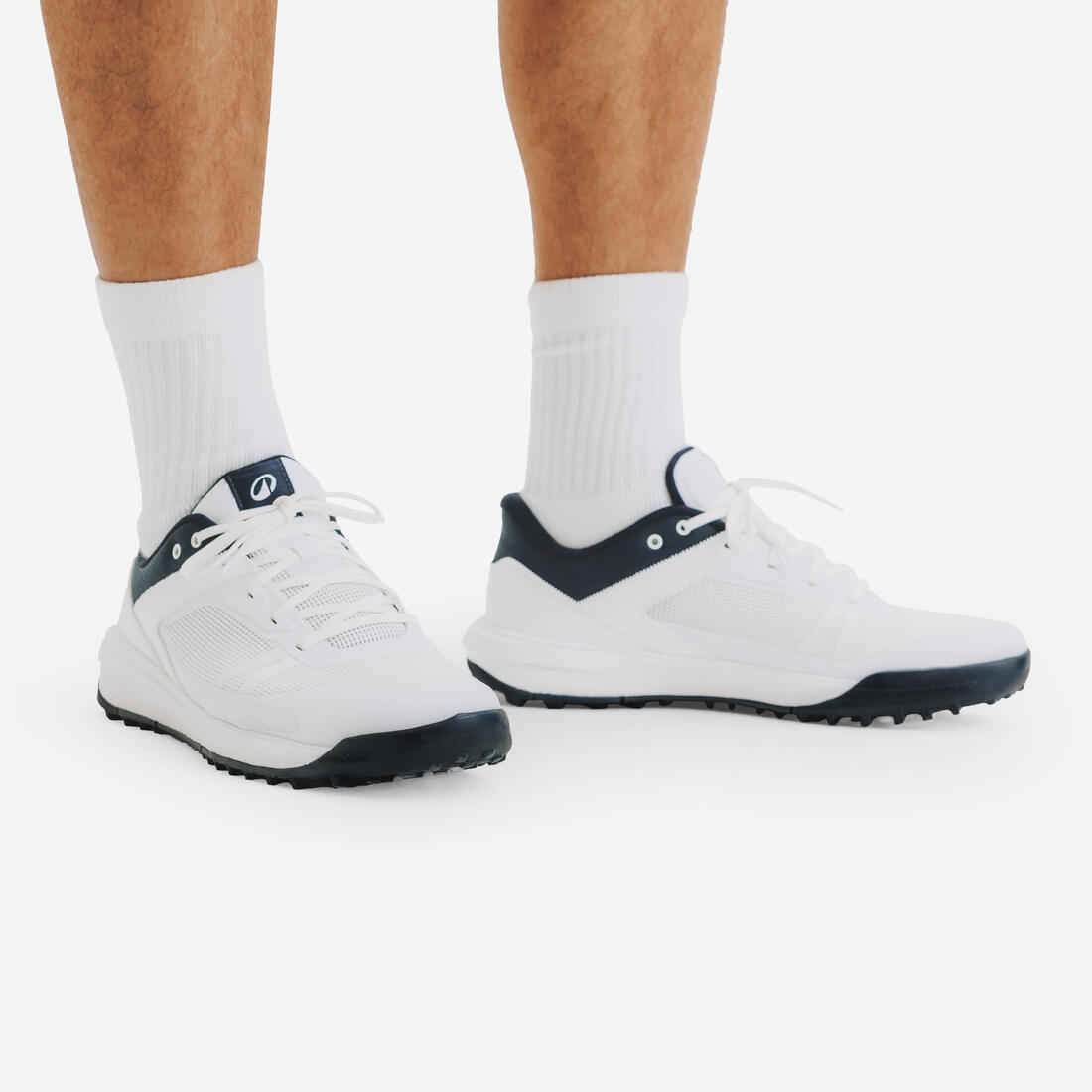 Chaussures de golf respirantes, WW500 blanc et marine