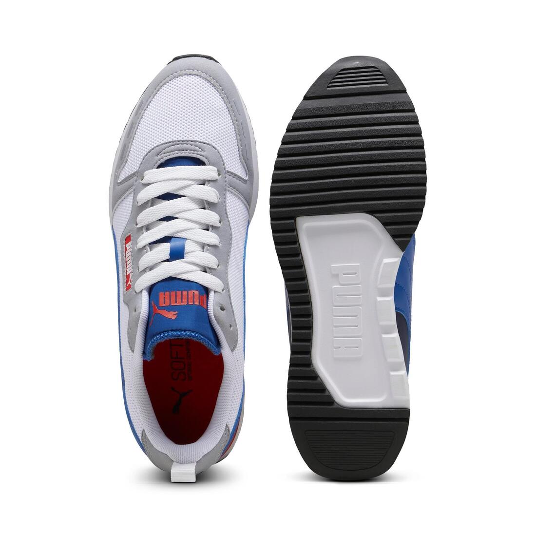 Baskets de marche homme, R78 bleu rouge