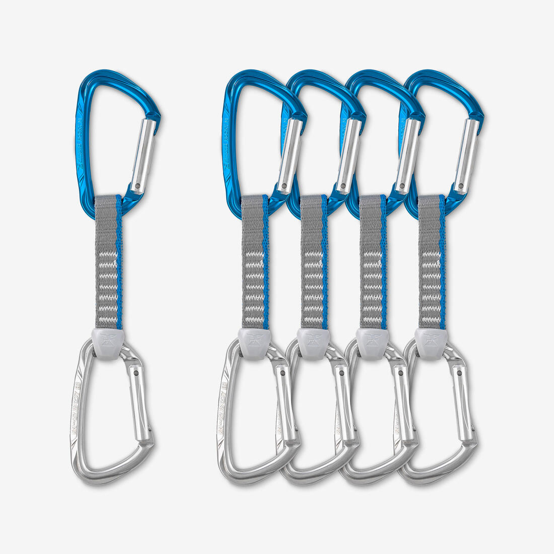 Pack 5 degaines alpinisme et escalade - klimb 11cm