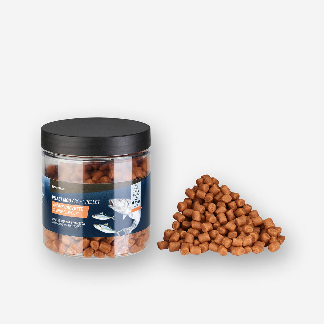 Soft pellet Crevette 6mm pour la pêche en mer