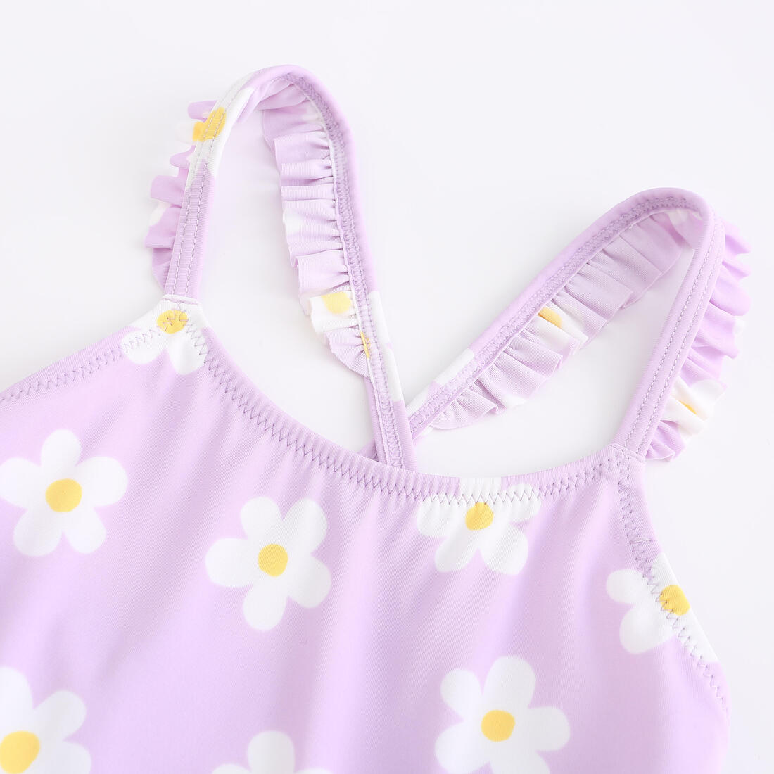 Maillot de bain de natation 1 pièce Fille enfant Lila marg lilas