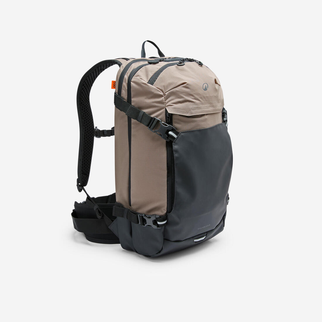 Sac à dos vélo VTT 21L avec protection D3O, Défense marron noir