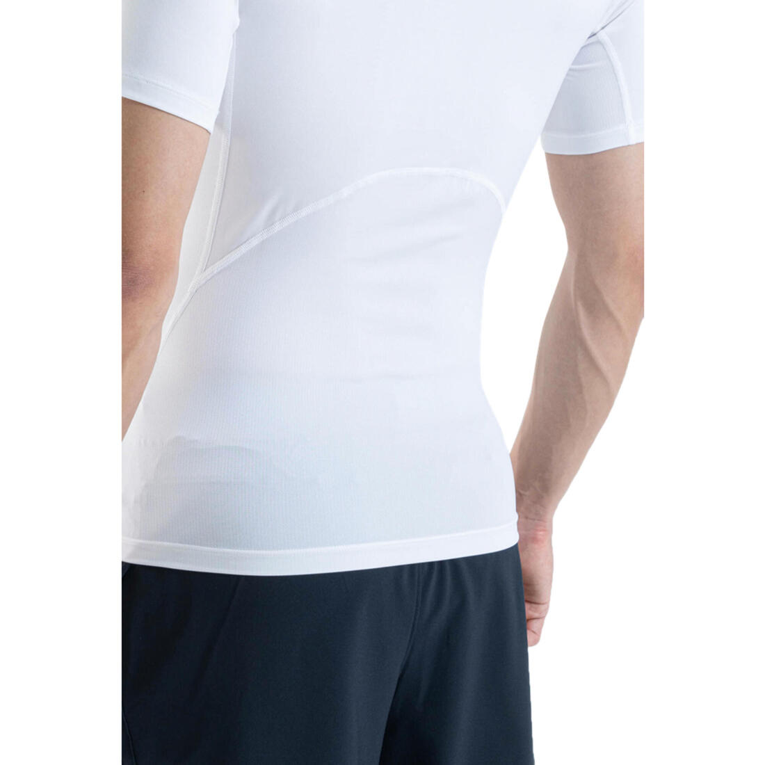 T-shirt de Compression d’Entraînement pour Homme - Blanc