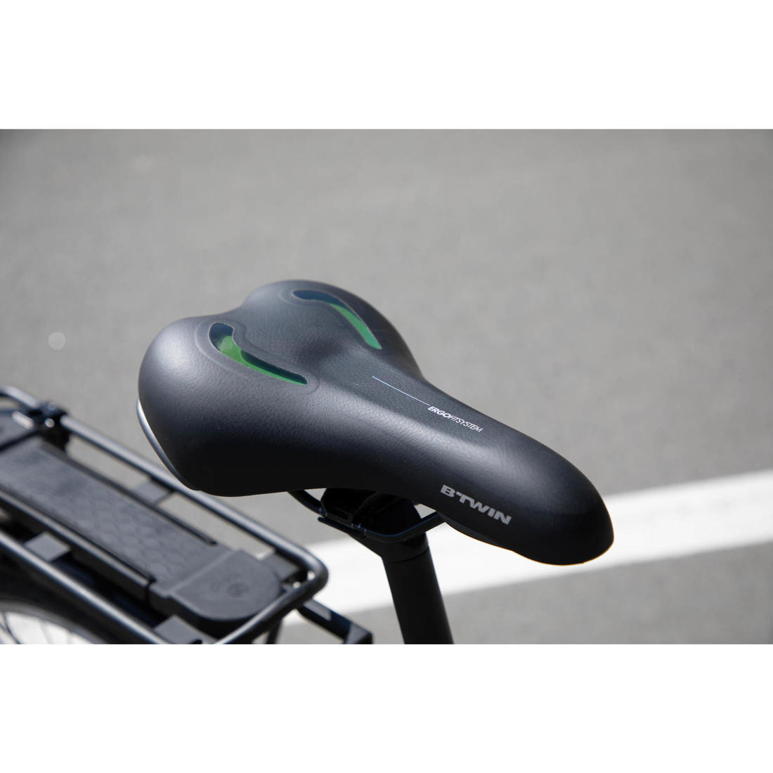 Selle velo vtc trekking vtt ville gel unisexe