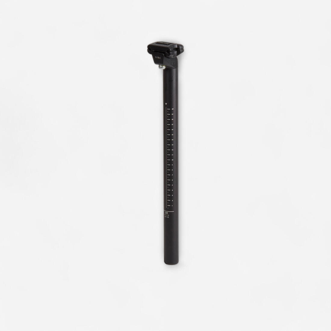 TIGE DE SELLE 31.6MM EN ALUMINIUM 350MM / 400MM A CHARIOT NOIRE