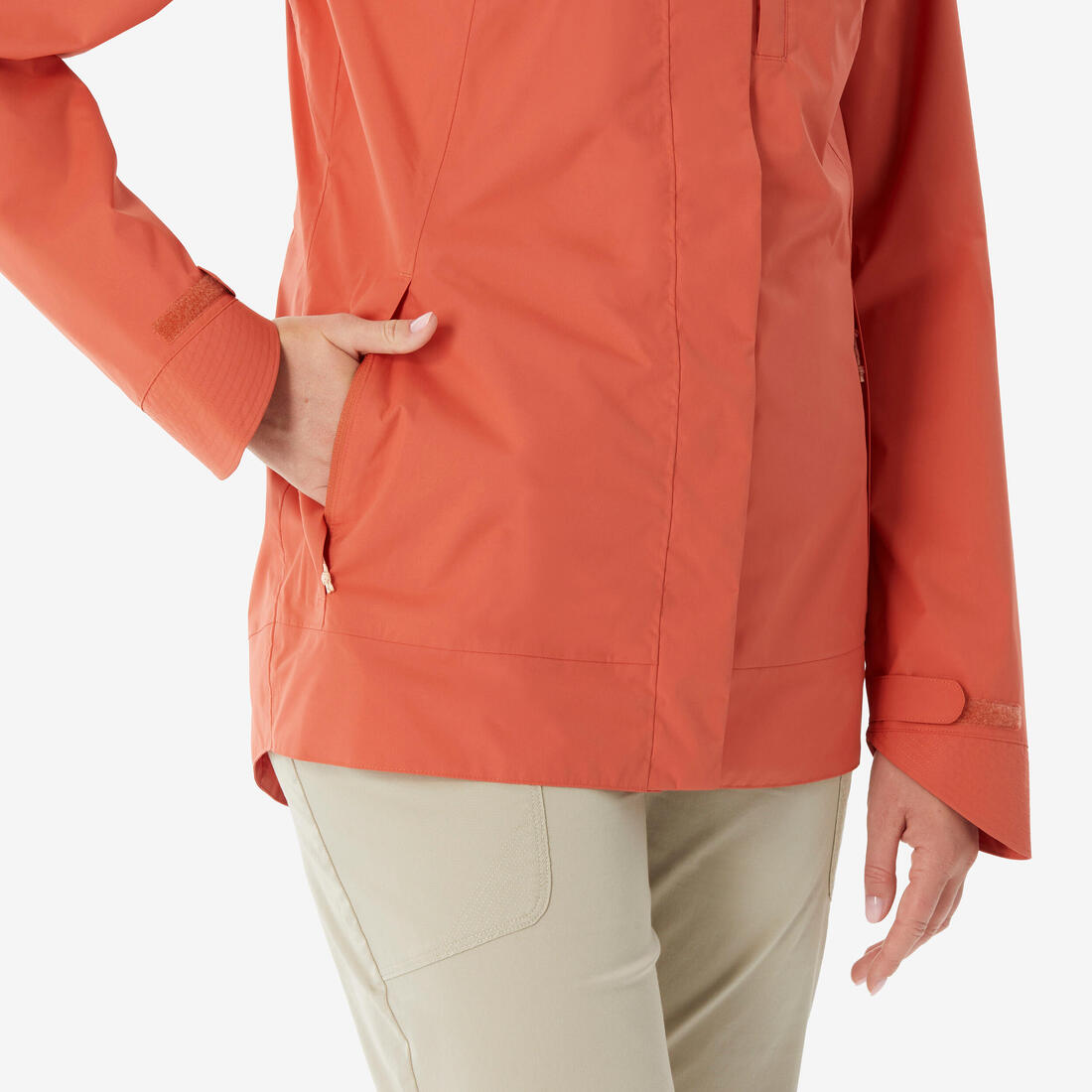 Veste de randonnée imperméable femme, NH500
