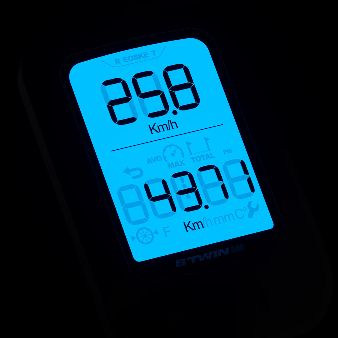 Compteur vélo Van Rysel BC500 sans fil noir